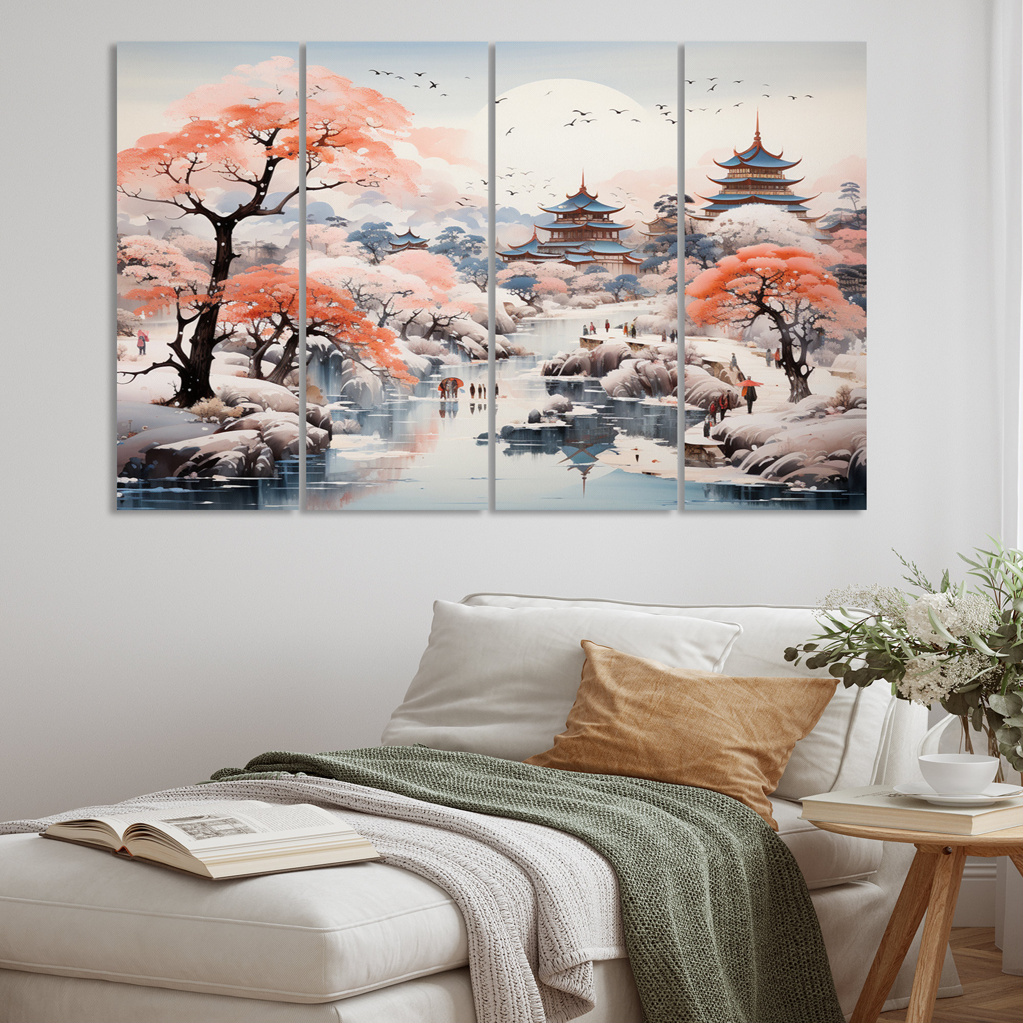 Winston Porter " China Silk Road IV " 4 Pieces Wayfair